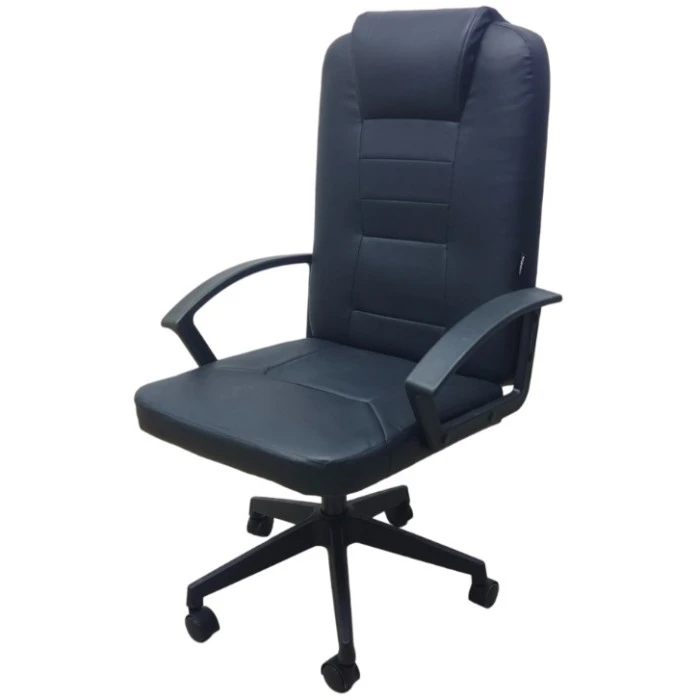 Крісло офісне ком'ютерне на колесах Bonro B-153 чорне