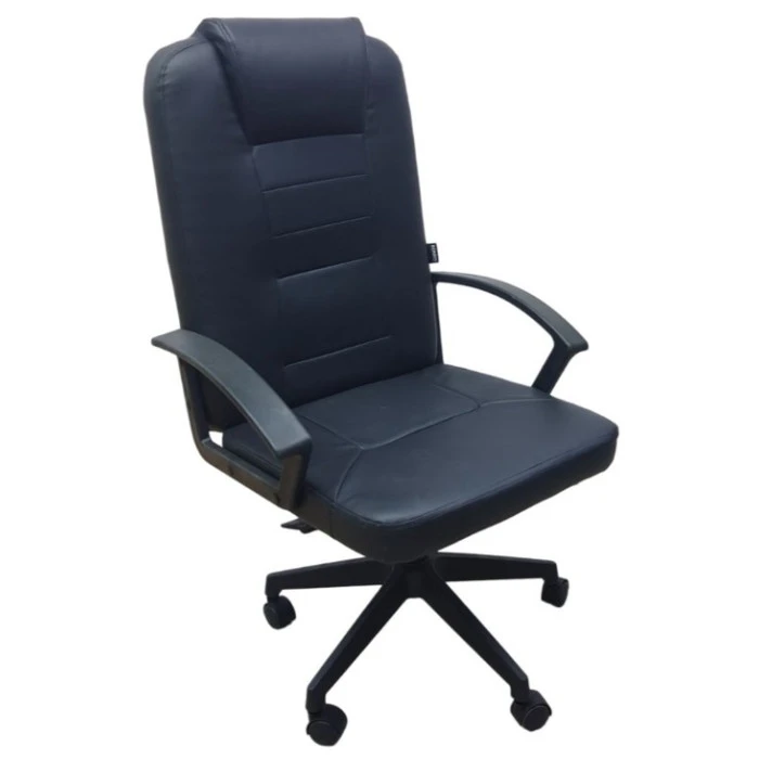 Крісло офісне ком'ютерне на колесах Bonro B-153 чорне