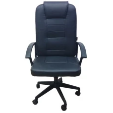 Крісло офісне ком'ютерне на колесах Bonro B-153 чорне