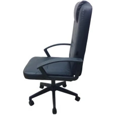 Крісло офісне ком'ютерне на колесах Bonro B-153 чорне