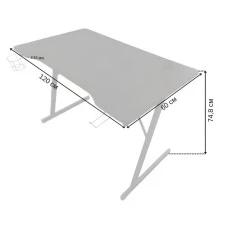 Игровой игровой компьютерный стол 120 см Bonro B-07 черный