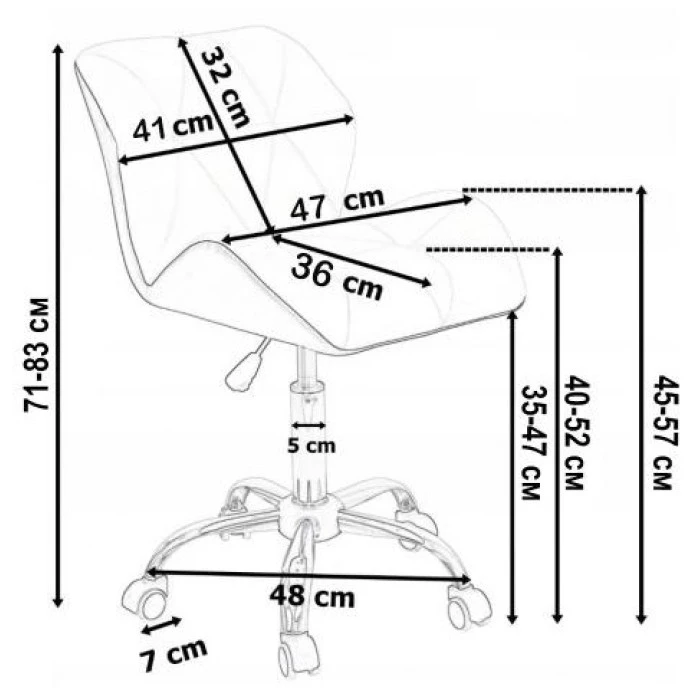 Крісло на колесах Bonro B-531 велюр рожеве