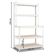 Стіл верстак стелаж Siker G106030C оцинкований