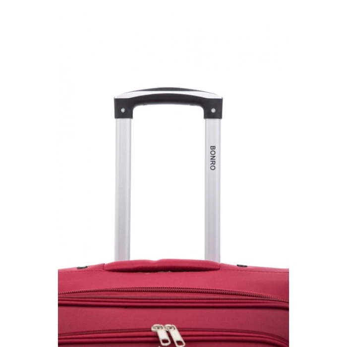 Валіза Bonro Tourist 4 колеса (велика) вишнева