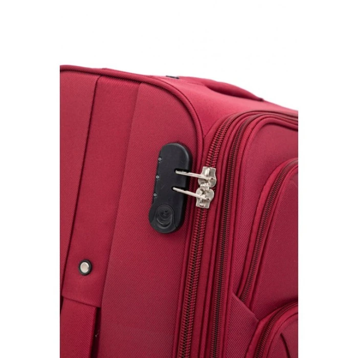 Валіза Bonro Tourist 4 колеса (велика) вишнева