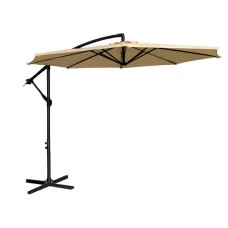 Зонтик садовый регулируемый с наклоном бежевый Bonro B-7012 3м 8 спиц