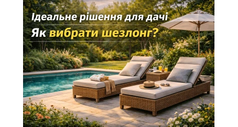 Ідеальне рішення для дачі: як вибрати шезлонг для комфортного відпочинку