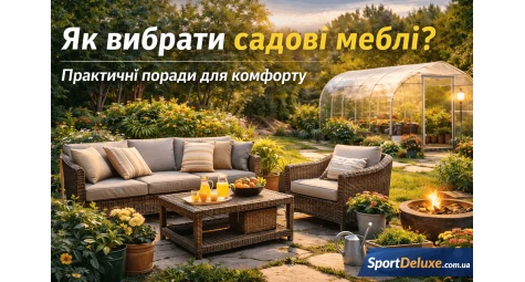 Як вибрати садові меблі: практичні поради для комфортного відпочинку?