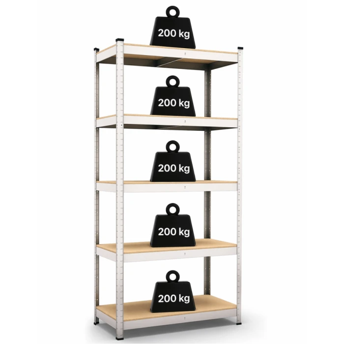 Стеллаж металлический 180х90х30 см Siker G9030 5 полок