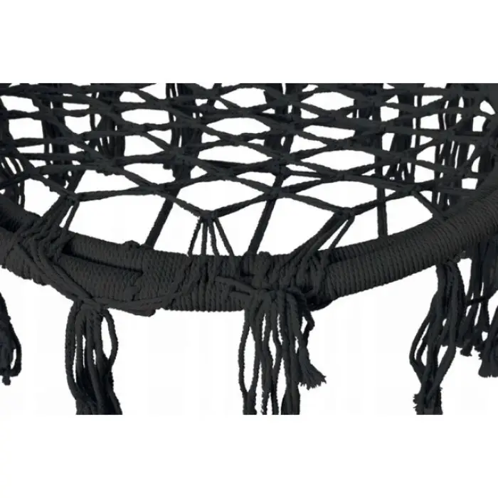 Крісло підвісне бразилійське гойдалка гамак Bonro B-092 чорний 120 кг