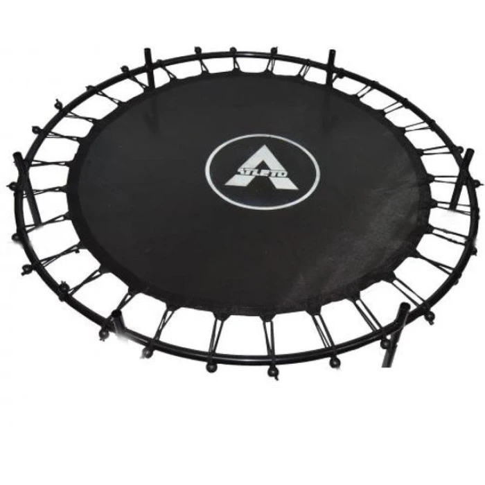 Батут дитячий кімнатний Atleto 140 см з сіткою червоний