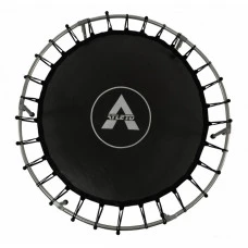 Батут дитячий кімнатний Atleto 140 см з сіткою червоний