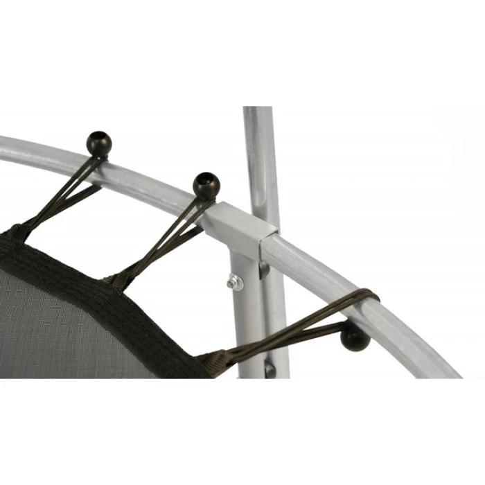 Батут дитячий кімнатний Atleto 140 см з сіткою червоний