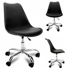 Кресло Bonro B-487 на колесах черное