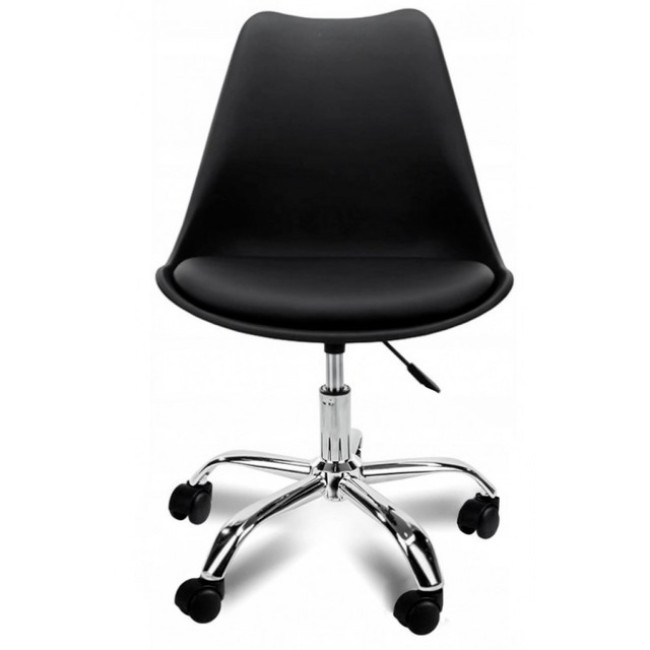 Крісло Bonro B- 487 на колесах чорне