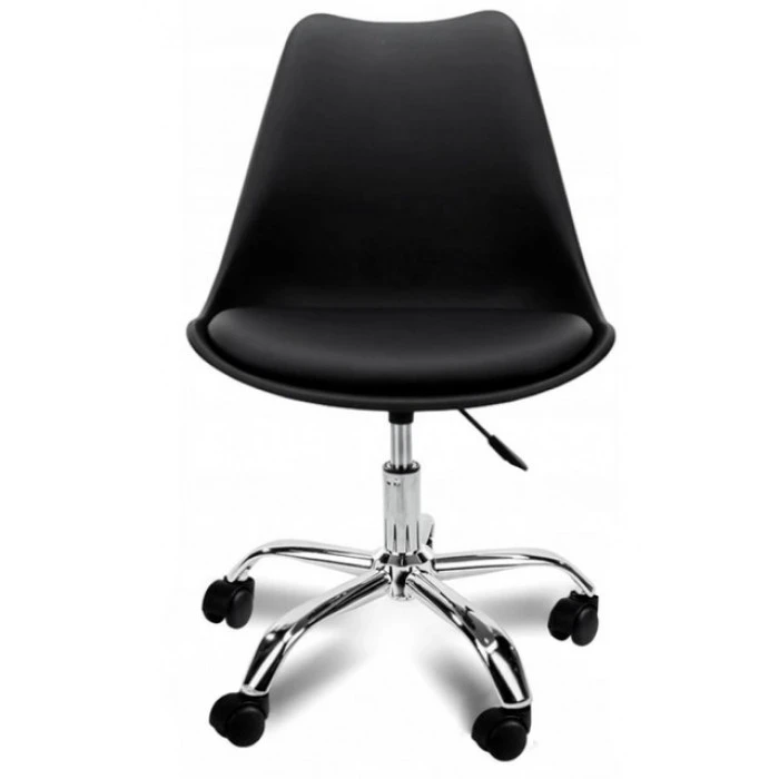 Крісло Bonro B- 487 на колесах чорне