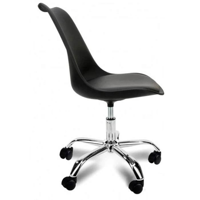 Крісло Bonro B- 487 на колесах чорне