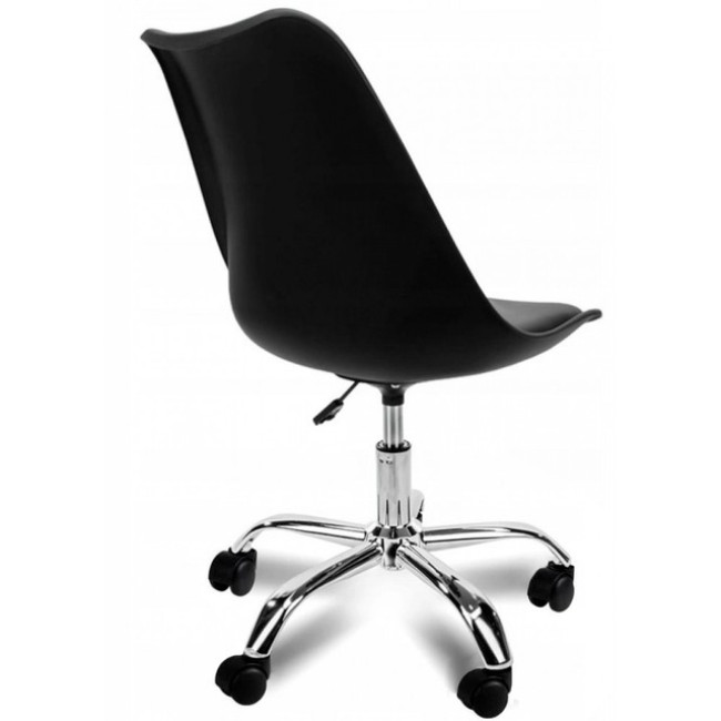 Крісло Bonro B- 487 на колесах чорне