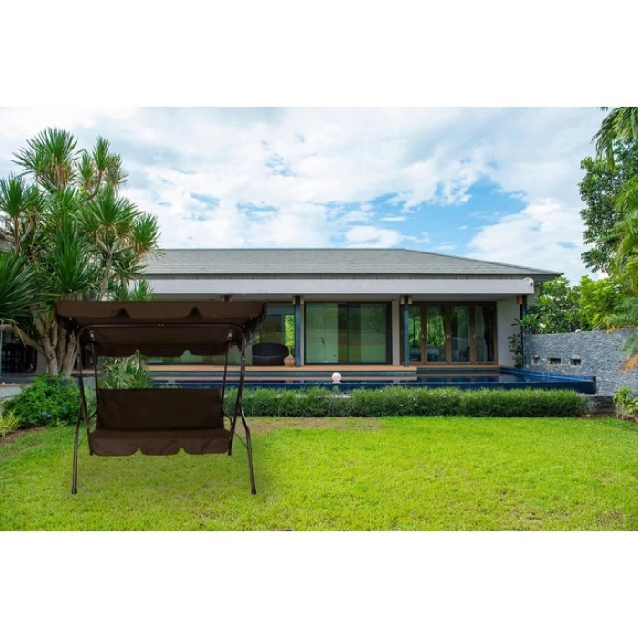 Качеля садова Bonro Relax коричнева