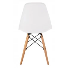 Крісло для кухні на ніжках Bonro В-173 FULL KD біле (2 шт)