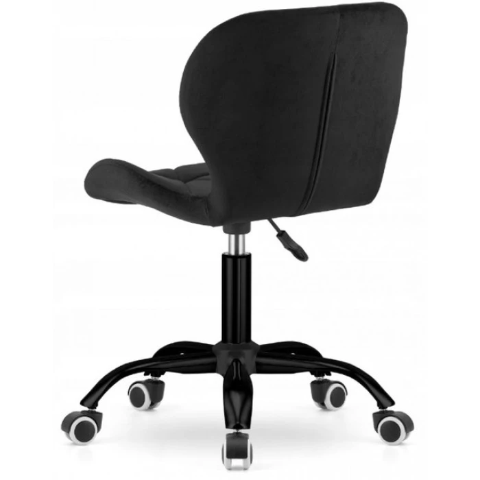 Крісло на колесах Bonro B-531 велюр чорне (чорна основа)