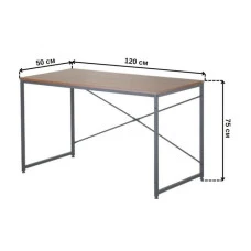 Стіл письмовий металевий лофт 120 см Bonro B-001
