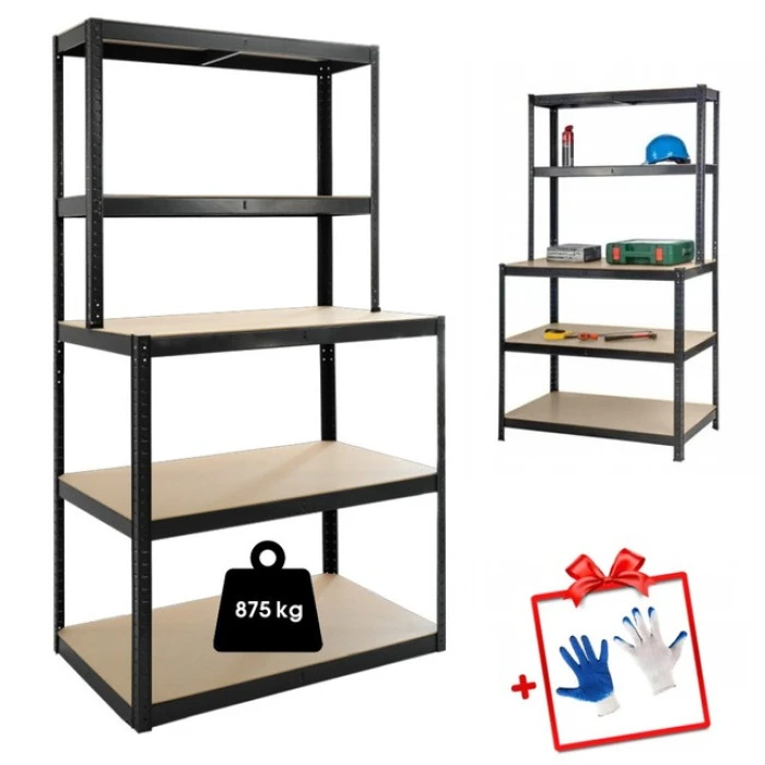 Стол верстак стеллаж Siker SP106030C черный