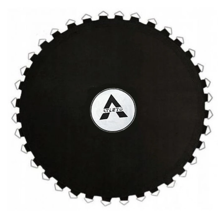 Батут дитячий з сіткою та драбинкою 252 см Atleto рожевий