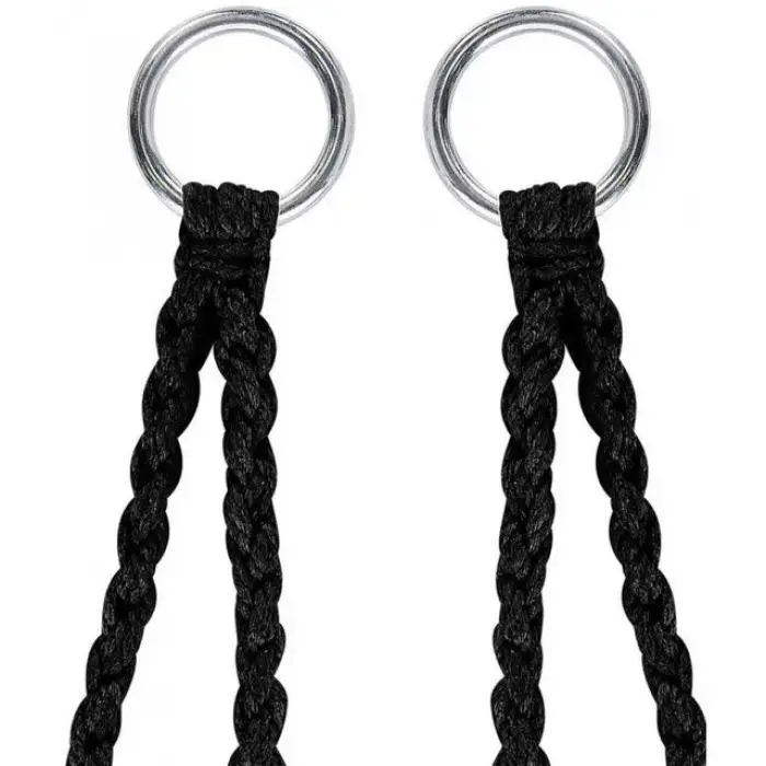 Крісло підвісне бразилійське гойдалка гамак Bonro B-092 чорний 120 кг