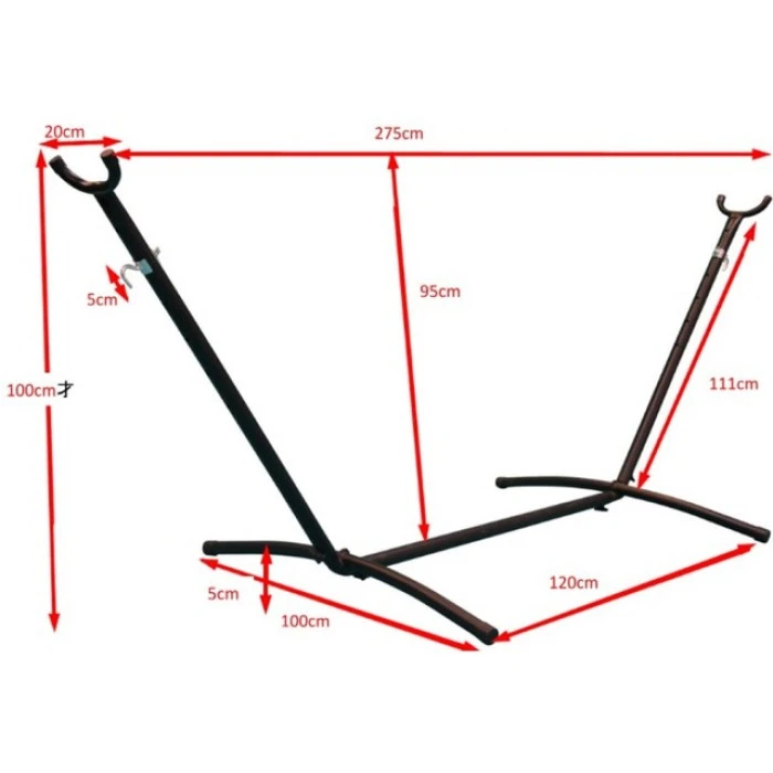Устойчивый каркас для гамака металлический Bonro B-094 (250 кг)