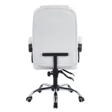 Крісло офісне на колесах Bonro BN-6070 біле