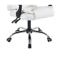 Крісло офісне на колесах Bonro BN-6070 біле