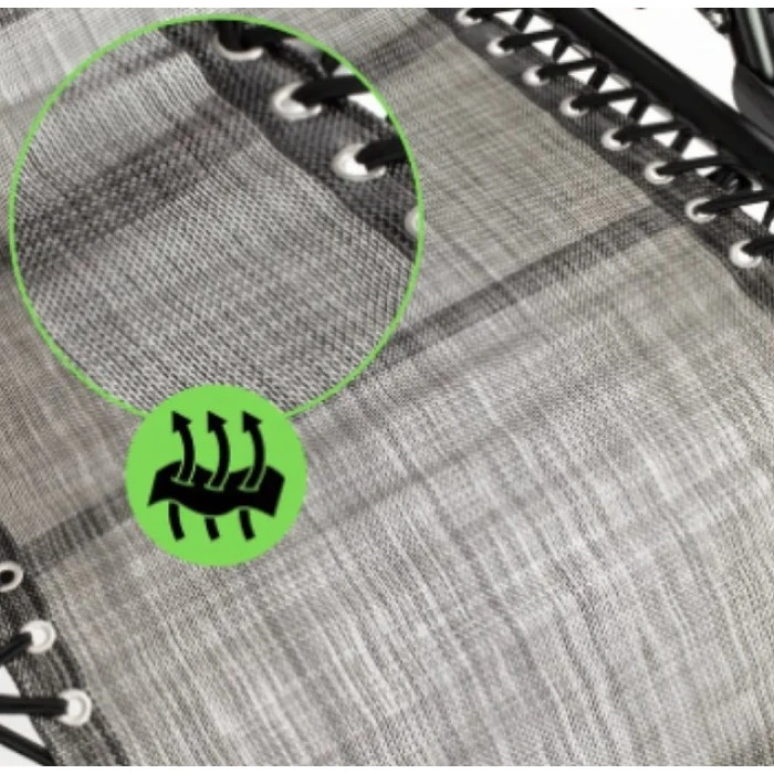 Шезлонг лежак складний Bonro BG-007 сірий