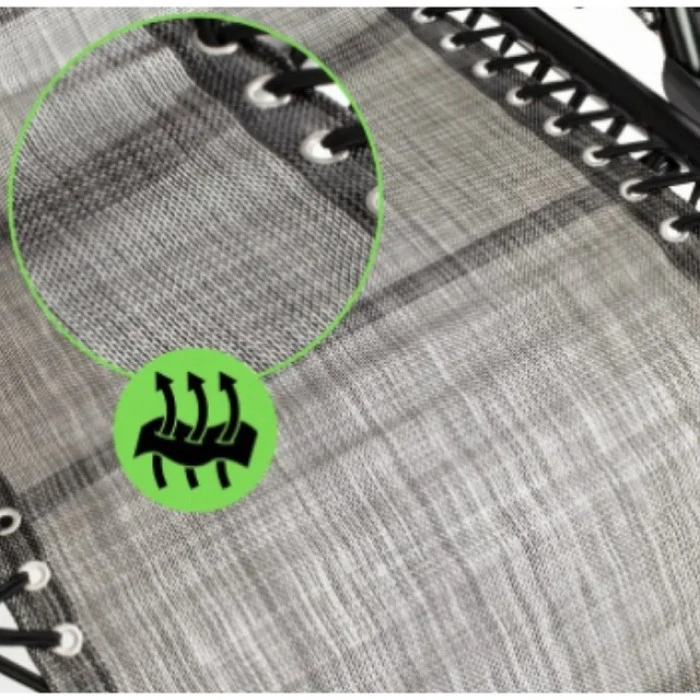 Шезлонг лежак складний Bonro BG-007 сірий