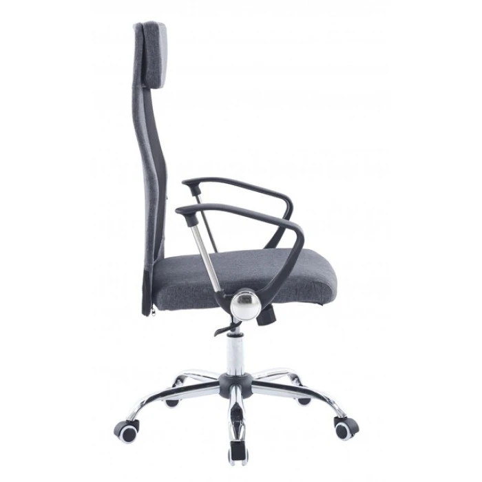 Кресло офисное на колесах Bonro BN-002-2 серое