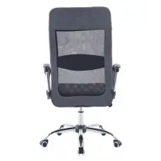 Крісло офісне на колесах Bonro BN-002-2 сіре