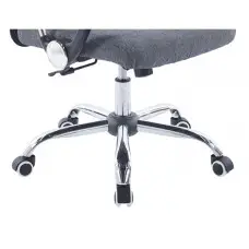 Крісло офісне на колесах Bonro BN-002-2 сіре