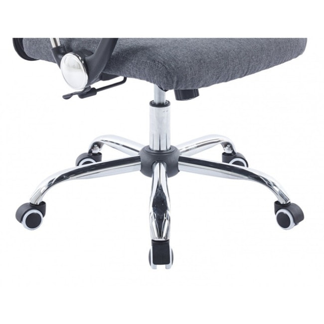 Крісло офісне на колесах Bonro BN-002-2 сіре