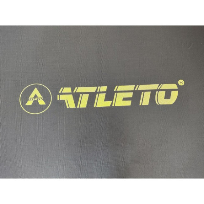 Батут с сеткой и стремянкой 252 см Atleto Black
