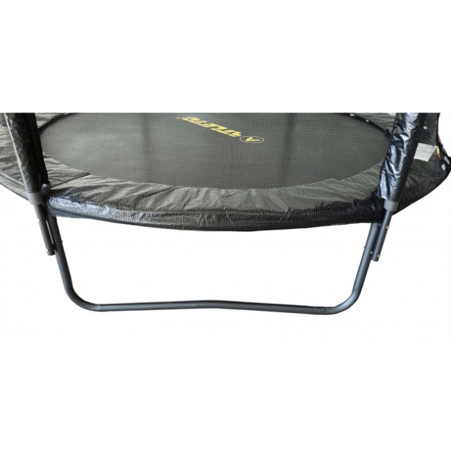 Батут с сеткой и стремянкой 252 см Atleto Black