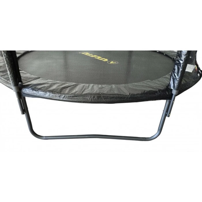 Батут з сіткою та драбинкою 252 см Atleto Black