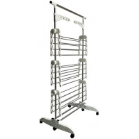 Сушка многоярусная для одежды органайзер Bonro B01S белая