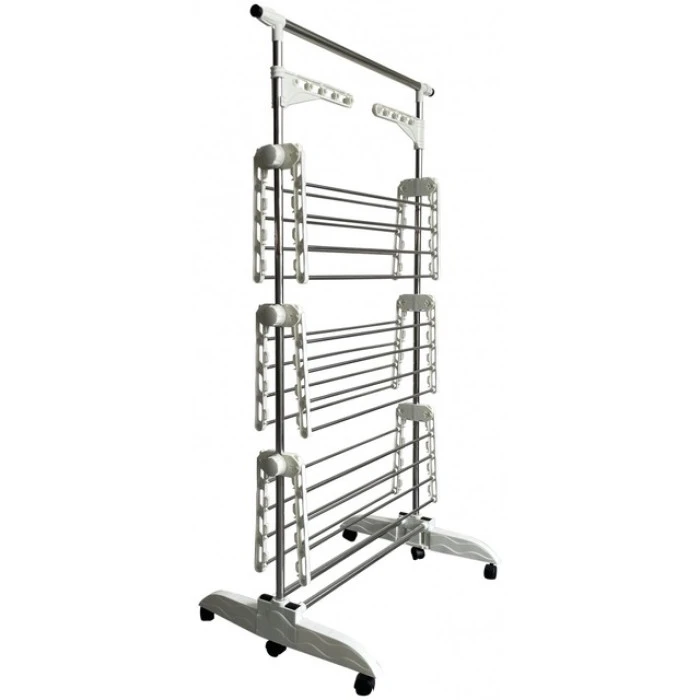 Сушка багатоярусна для одягу органайзер Bonro B01S біла