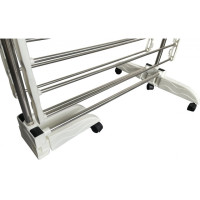 Сушка многоярусная для одежды органайзер Bonro B01S белая