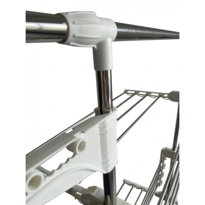 Сушка багатоярусна для одягу органайзер Bonro B01S біла