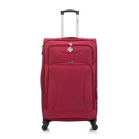 Набор тканевых чемоданов 2 шт Bonro Tourist большая средняя вишневый