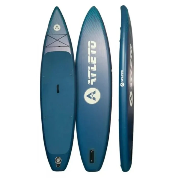 Сапборд надувная доска для плавания Atleto 320 см лагуна + сиденье