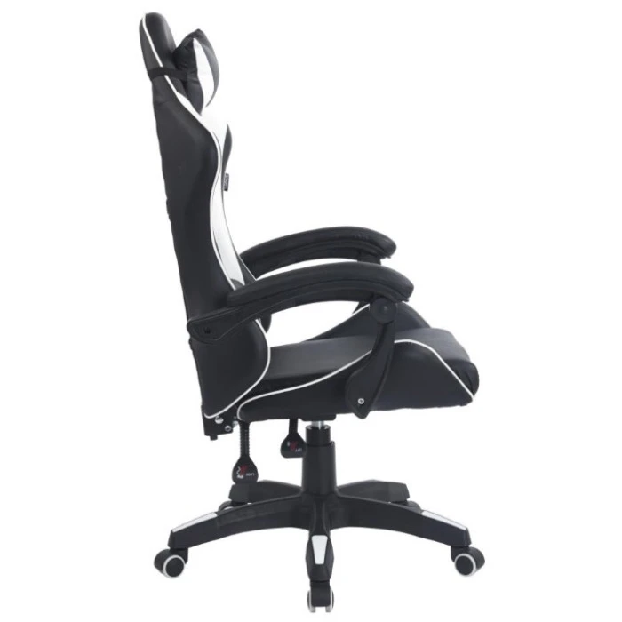 Геймерське крісло ергономічне з подушкою Bonro BN-086 біле