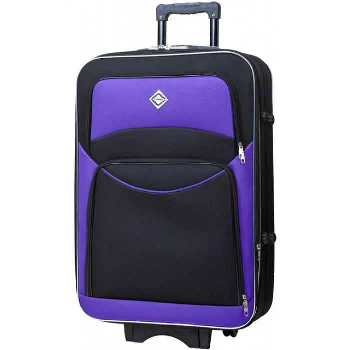 Валіза Bonro Style (середня) чорно-т.синя