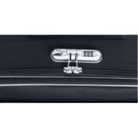 Валіза Bonro Style (середня) чорно-т.синя